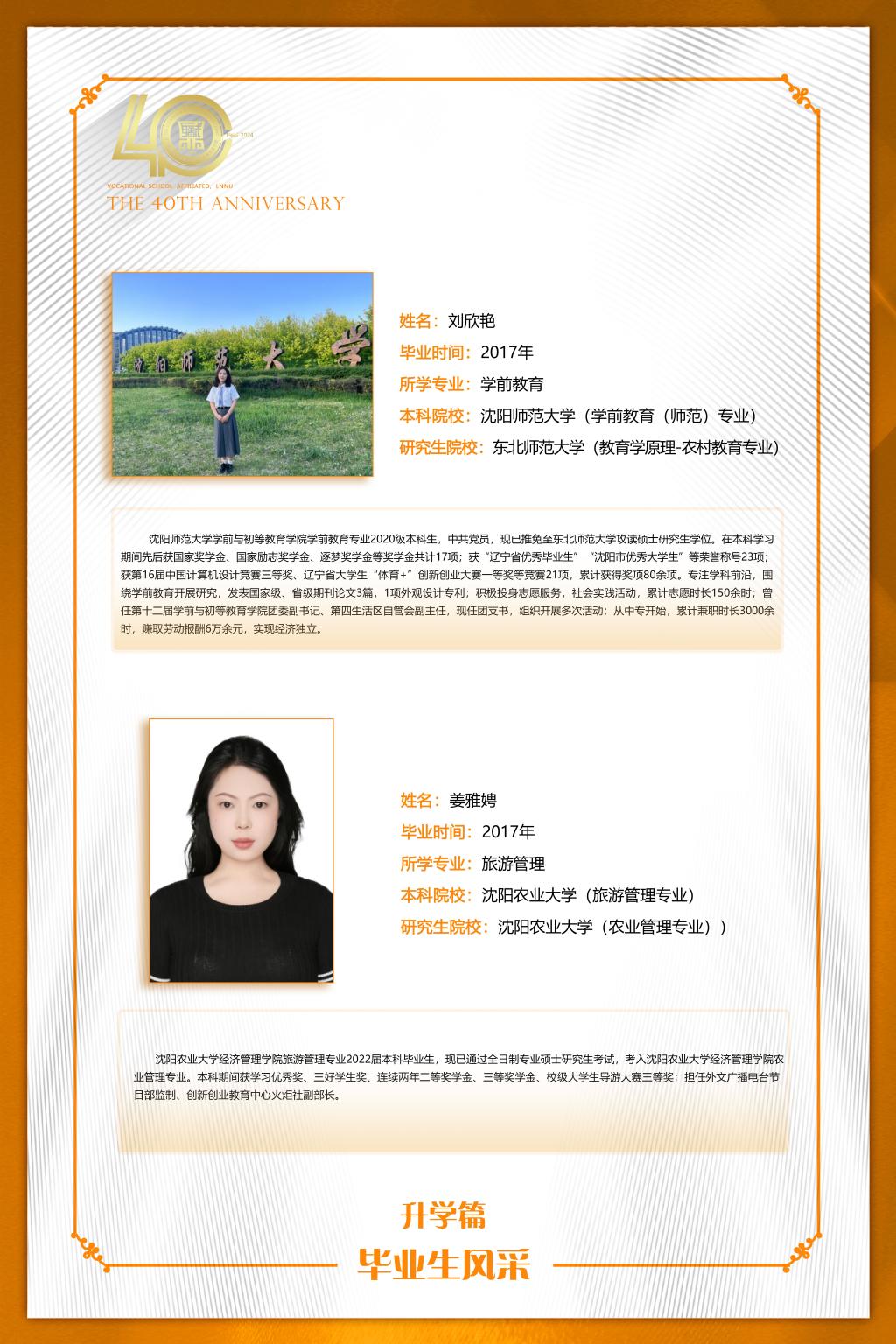 毕业生风采——升学篇1